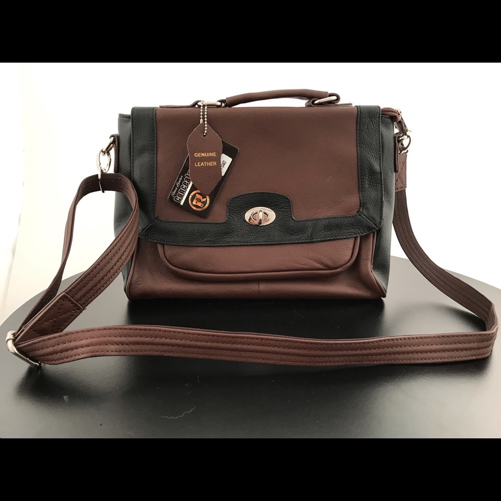 Conceal Carry Leather Cross Body Holster Tote